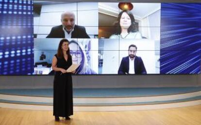 Marta González Novo durante la presentación