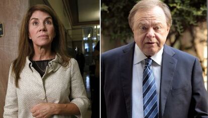 Sue Ann Arnall y Harold Hamm.