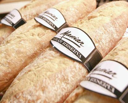 Barras de pan hechas con masa de Eurpastry.