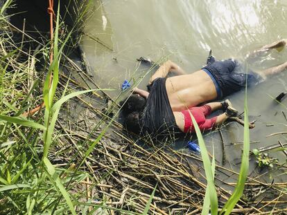 La búsqueda de un padre y su hija en el río Bravo, en imágenes