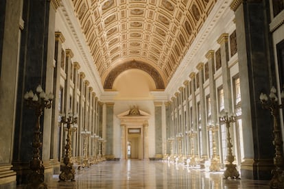 El Salón de los Pasos Perdidos en el Capitolio.