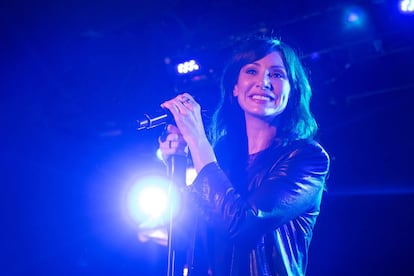 Imbruglia durante un concierto en el O2 Institute de Birmingham en mayo de 2017.