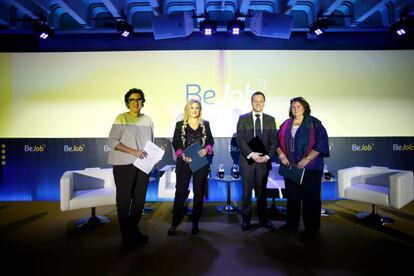 Evento de presentacion de BeJob, plataforma de formación para empleo de Santillana