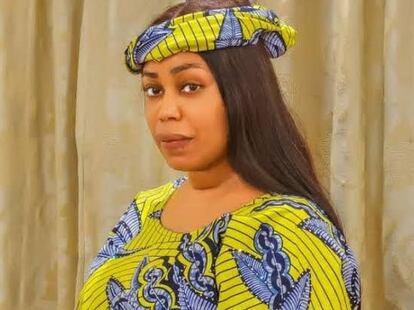 Imagen de campaña de Chichi Ojei, candidata a la presidencia de Nigeria.