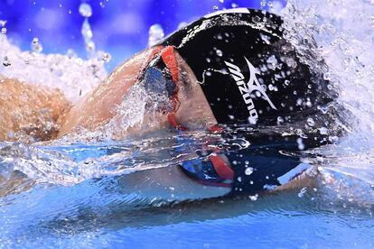 Una imagen de los  4x200 libres masculinos.