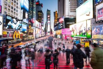 Times Square, en Nueva York.