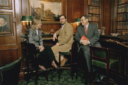 María Cifuentes (Madrid, 1953), Pote Huerta (Almansa, Albacete, 1962) y Federico Ibáñez (Valencia, 1946).