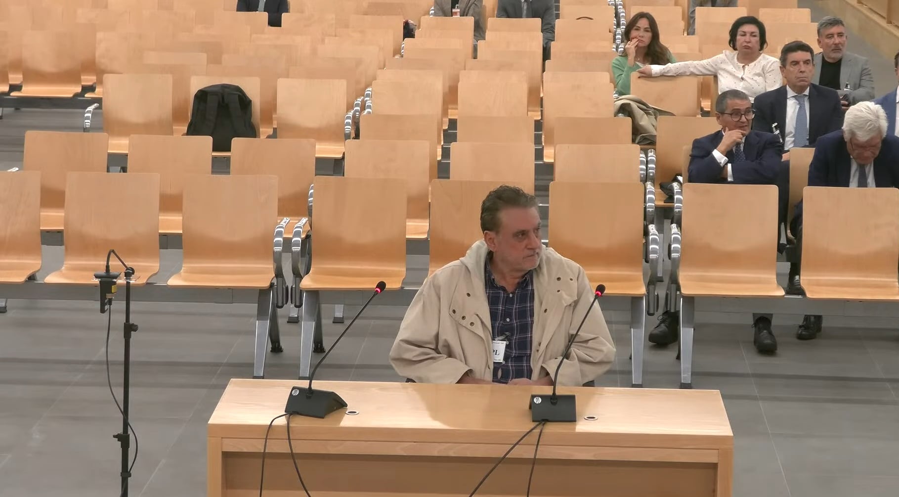 Antoine Sánchez, primo de Francisco Correa, durante su declaración en el último juicio del 'caso Gürtel', este miércoles.