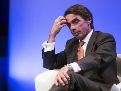  El expresidente del Gobierno Jos&eacute; Mar&iacute;a Aznar