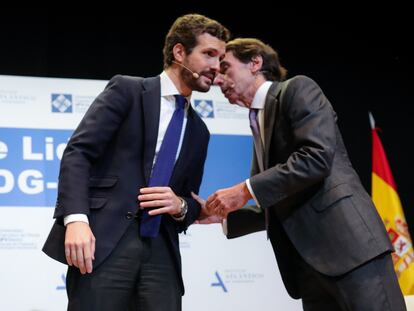 Pablo Casado y José María Aznar, el pasado enero.