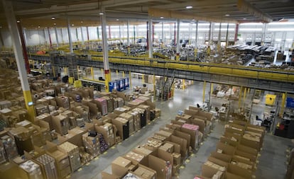 Instalaciones de Amazon en San Fernando de Henares (Madrid).