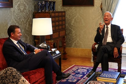 Luis Montenegro y Marcelo Rebelo de Sousa