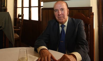 El humorista Chiquito de la Calzada en el restaurante Chinitas de M&aacute;laga M&aacute;laga.