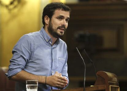 El diputado del Grupo Izquierda Plural, Alberto Garzón.