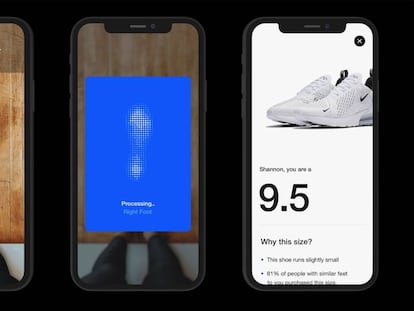 Así funciona la app Nike Fit que está probando Nike.