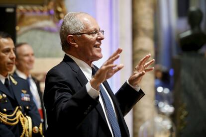 El presidente de Perú Pedro Pablo Kuczynski .