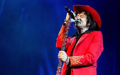 Enrique Bunbury, en el Wirikut Fest de México, en 2012.