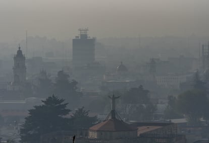 Contaminación en el Estado de México, el 1 de enero.