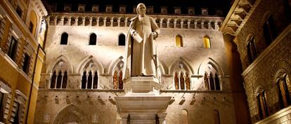 Sede del Monte dei Paschi di Siena, en la localidad italiana que le da nombre.
