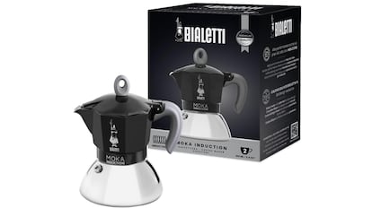 Vista de la cafetera moka Bialetti con descuento.