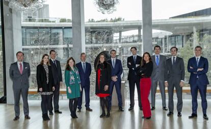 Equipo de préstamos de BBVA: Pedro Ramírez, Victoria Manresa, Miguel Calvo, Isabel Lacruz, Gonzalo Pérez Ricarte, Maite Vizán, Ángel Giménez Palazón, Pablo Arsuaga, Susana de Pablo, Borja Buades, Luis Léniz e Imanol Michelena.