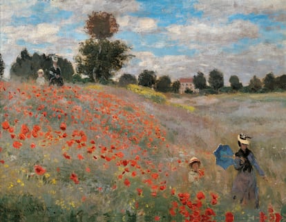 'El campo de amapolas', de Claude Monet.
