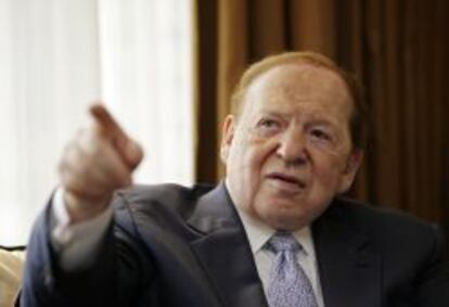 Sheldon Adelson, propietario de Las Vegas Sands.