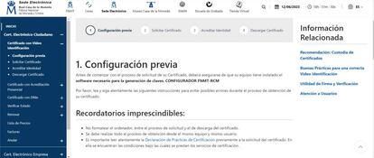 Pasos para obtener el certificado digital