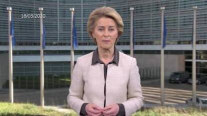 La presidenta de la Comisión Europea, Ursula von der Leyen.