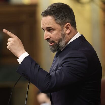 El líder de Vox, Santiago Abascal, interviene en una sesión plenaria, en el Congreso de los Diputados, a 2 de marzo de 2022, en Madrid (España). Durante el pleno el presidente del Gobierno ha anunciado que España va a entregar material militar ofensivo a la "resistencia ucraniana", dando así marcha atrás a la posición inicial. Ucrania se encuentra sumida en un conflicto bélico desde que el pasado 24 de febrero, Rusia decidiese invadir el país. Ante este conflicto, EEUU y la UE han anunciado medidas restrictivas contra Rusia como la exclusión de bancos rusos del SWIFT o la paralización de activos del Banco Central. Según las últimas informaciones, durante la noche del 1 de marzo, varios barrios en los alrededores de Kiev (Ucrania) han sido bombardeados. Por otro lado, la sesión se produce en plena crisis interna del PP con recientes dimisión y con el punto de mira en el próximo Congreso extraordinario del partido que se celebrará los días 2 y 3 de abril.
02 MARZO 2022;MOBILE WORLS CONGRESS 2022;BARCELONA;DIA;PENULTIMO
Eduardo Parra / Europa Press
02/03/2022