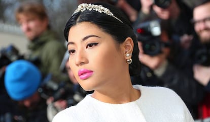 Sirivannavari Nariratana, durante la Semana de la Moda de París en 2015.