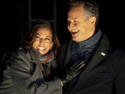 Kamala Harris y su esposo, el abogado Douglas Emhoff.