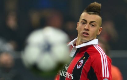 El Shaarawy, durante un partido de esta temporada.