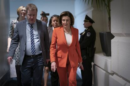 Nancy Pelosi en el Capitolio, en una imagen de archivo.