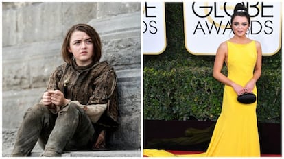 A Maisie Williams (Bristol, 19 años) la hemos visto crecer mientras que a Arya aún la vemos como una niña, vengativa y fuerte, pero una niña. Y Williams ya luce vestidazos en las alfombras rojas y presenta a través de las redes a su desconocido novio -Ollie Jackson-, un chico que conoció en la escuela. Ay, si Ned Stark la viera...