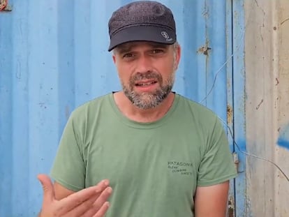 Raúl Incertis, el médico español que ha logrado salir de Gaza este miércoles, en una captura de un vídeo del 29 de octubre.