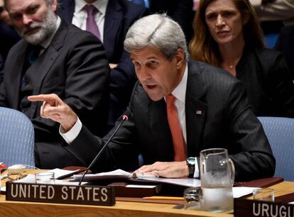 El secretario de Estado estadounidense, John Kerry.