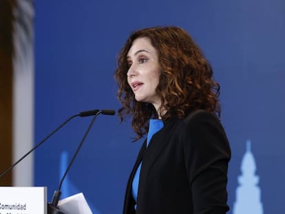 Isabel Díaz Ayuso durante su intervención en la XIII edición del Spain Investors Day.