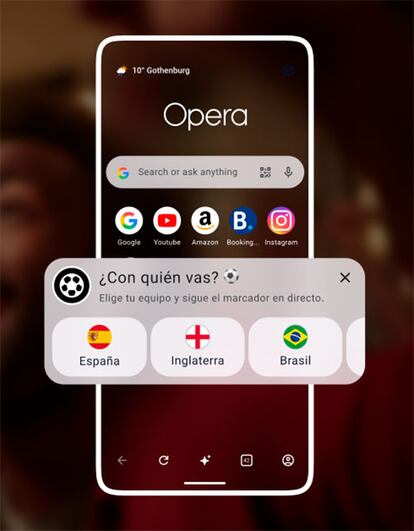 Mundial en directo con Opera