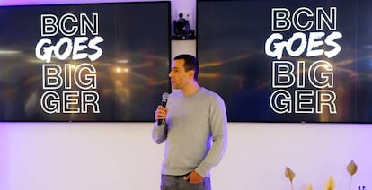 Javier Ferreira, co-CEO de Scopely, durante la apertura del centro tecnológico de Barcelona de la compañía.