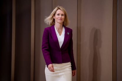 Kaja Kallas, en una imagen del 10 de julio de 2024, durante una cumbre de la OTAN en Washington