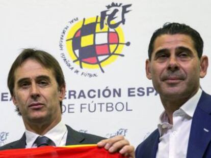 Fernando Hierro, hasta ahora director deportivo de la federación, tomará las riendas de la selección durante el Mundial de Rusia