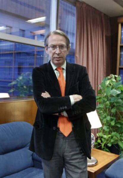 José Antonio Vera, este martes en su despacho de 'La Razón'.