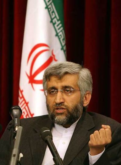 El nuevo jefe negociador nuclear iraní, Said Yalilí, ayer en Teherán.