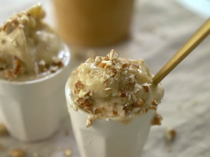 Helado de plátano