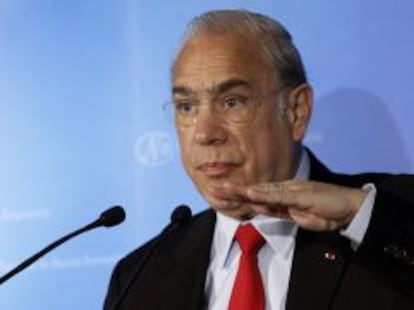 El secretario general de la OCDE, Angel Gurría.