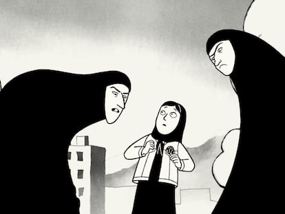 Un fotograma de la película 'Persépolis', dirigida por Marjane Satrapi y Vincent Paronnaud.