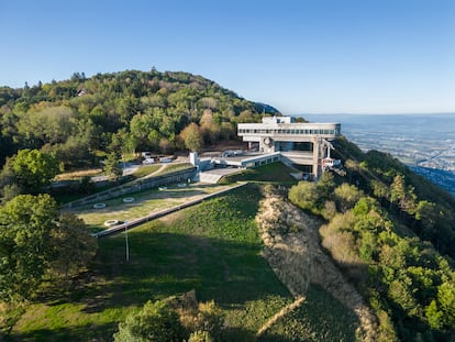 Vista general de la estación del teleférico de Salève renovada por Devaux&Devaux.