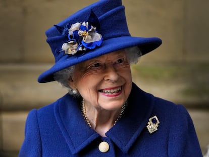 Isabel II en la abadía de Westminster (Londres), el pasado 12 de octubre.