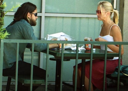 Jared Leto y Cameron Diaz en Los Ángeles en 2001.